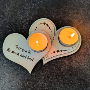 Porta Candele Double Harmony