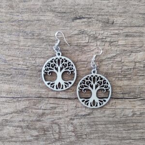 Orecchini "Roots" in Legno